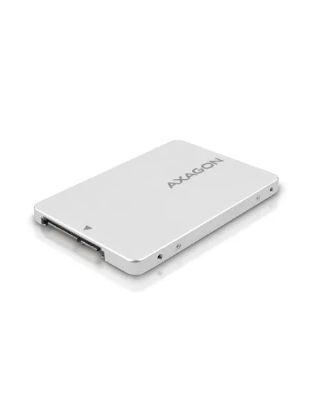 AXAGON RSS-M2SD Gehäuse für M.2-SATA-SSDs bis 2280 - Aluminium, silber