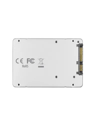AXAGON RSS-M2SD Gehäuse für M.2-SATA-SSDs bis 2280 - Aluminium, silber