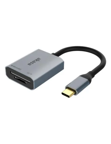 Akasa USB 3.2 Gen1 Type-C Dual Card Reader - silber