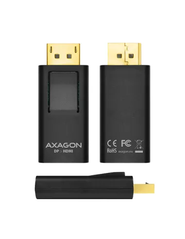 AXAGON RVD-HI, DisplayPort auf HDMI Reduction / Mini Adapter, Full HD - schwarz
