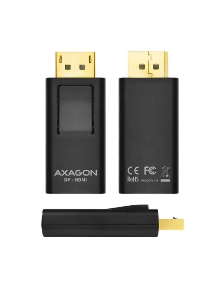 AXAGON RVD-HI, DisplayPort auf HDMI Reduction / Mini Adapter, Full HD - schwarz