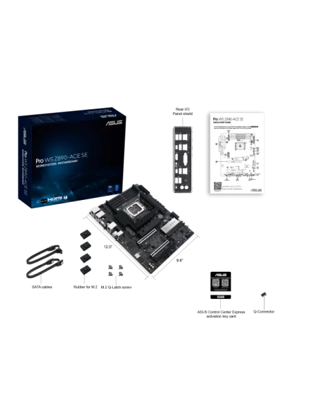ASUS Pro WS Z890-ACE SE Mainboard, Sockel LGA 1851, Intel Z890, ATX, DDR5