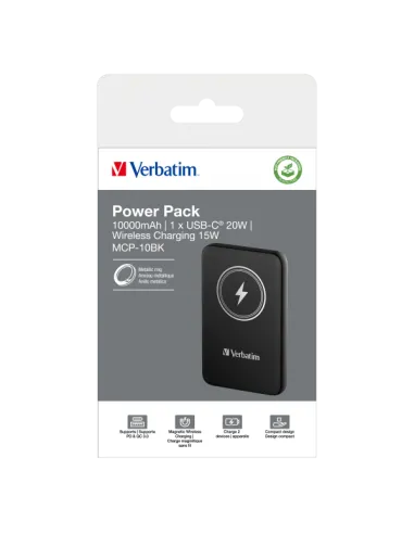 POWER BANK 10000MAH MAG SAFE BLACK