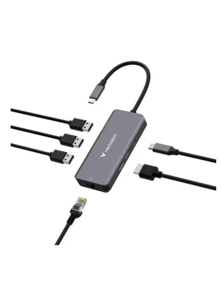 USB C MULTIPORT HUB 6 PORTE RJ45