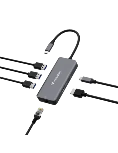 USB C MULTIPORT HUB 6 PORTE RJ45 2