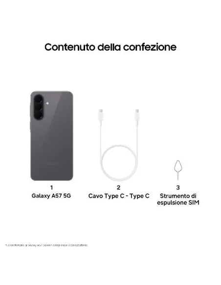 GALAXY A57 8+128GB GRAY EE