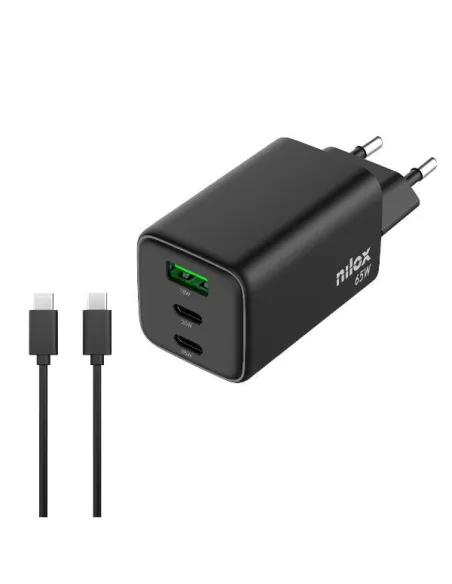 CARICATORE GAN 65W 3 PORTE