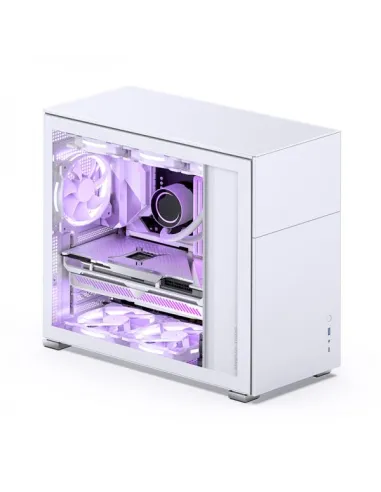 Jonsbo D41 ATX Case, Tempered Glass - white