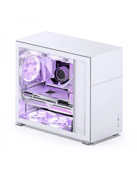 Jonsbo D41 ATX Case, Tempered Glass - white