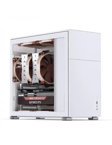 Jonsbo D41 ATX Case, Tempered Glass - white