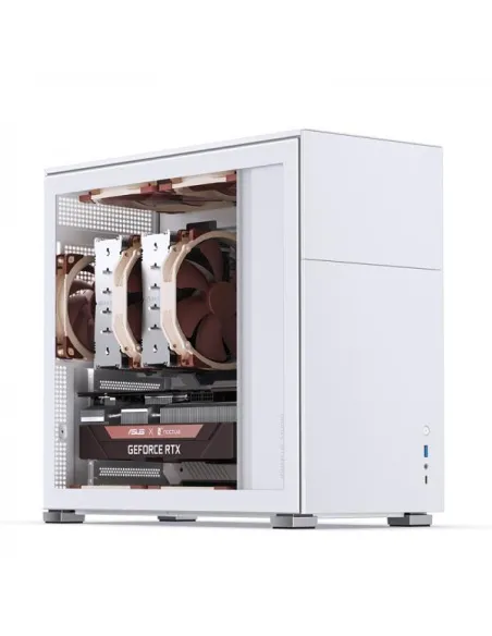 Jonsbo D41 ATX Case, Tempered Glass - white