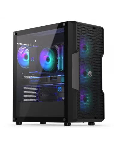 Endorfy Regnum 400 ARGB PC-Gehäuse, Midi-Tower, ATX, Tempered Glass - schwarz