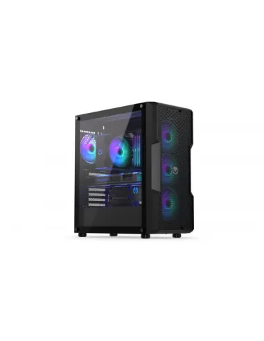 Endorfy Regnum 400 ARGB PC-Gehäuse, Midi-Tower, ATX, Tempered Glass - schwarz