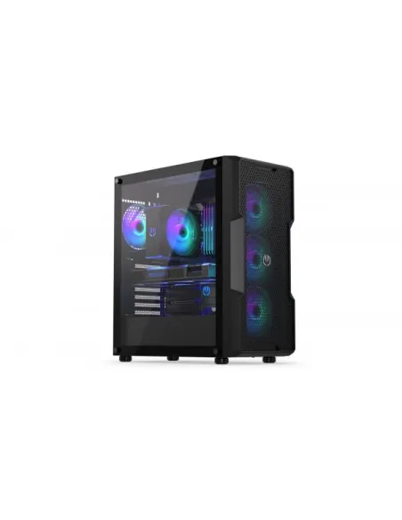 Endorfy Regnum 400 ARGB PC-Gehäuse, Midi-Tower, ATX, Tempered Glass - schwarz