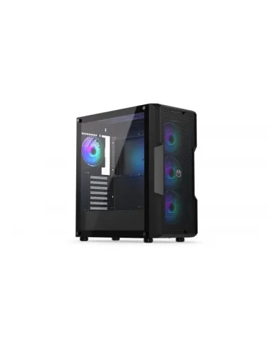 Endorfy Regnum 400 ARGB PC-Gehäuse, Midi-Tower, ATX, Tempered Glass - schwarz