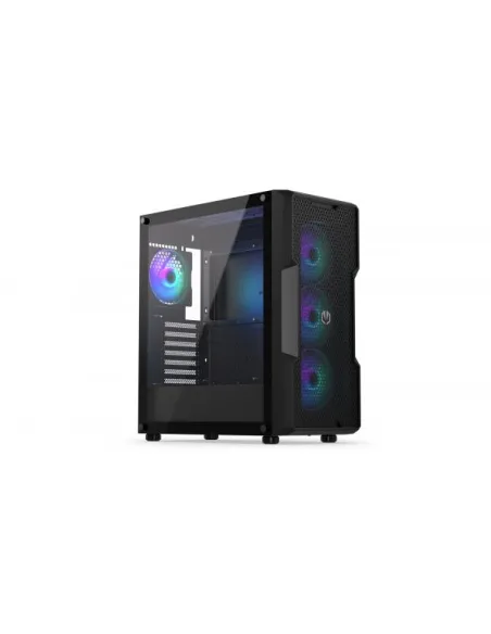 Endorfy Regnum 400 ARGB PC-Gehäuse, Midi-Tower, ATX, Tempered Glass - schwarz