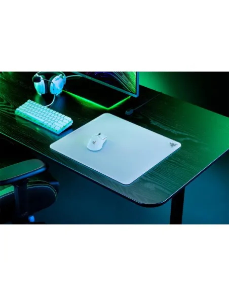 Razer Atlas Tempered Glass Gaming Mauspad - weiß