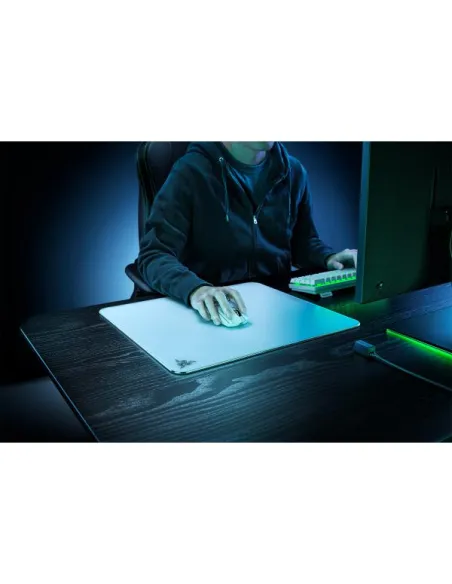 Razer Atlas Tempered Glass Gaming Mauspad - weiß