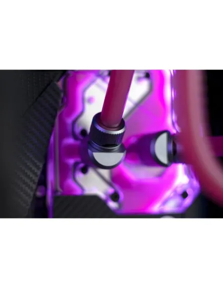 EK Water Blocks EK-Quantum Torque Winkel 45 Grad G1/4 Zoll AG auf G1/4 Zoll IG - drehbar, Satin Titanium