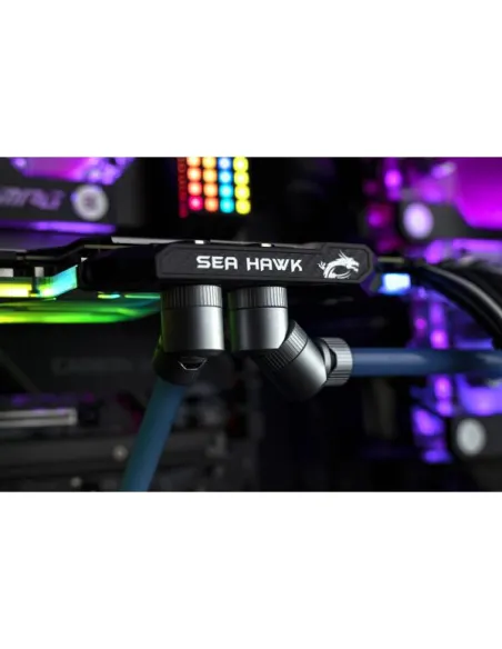 EK Water Blocks EK-Quantum Torque Winkel 45 Grad G1/4 Zoll AG auf G1/4 Zoll IG - drehbar, Satin Titanium