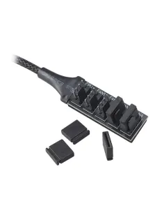 Akasa FLEXA FP5H PWM Splitter Hub - schwarz