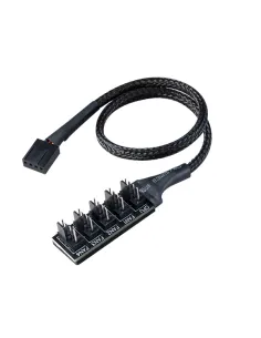 Akasa FLEXA FP5H PWM Splitter Hub - schwarz 2