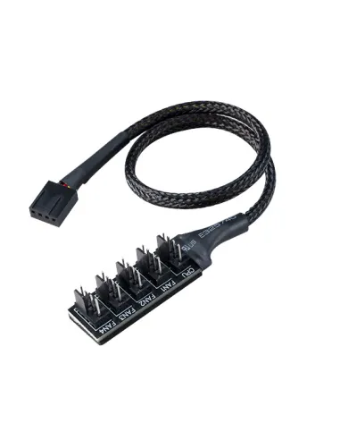 Akasa FLEXA FP5H PWM Splitter Hub - schwarz