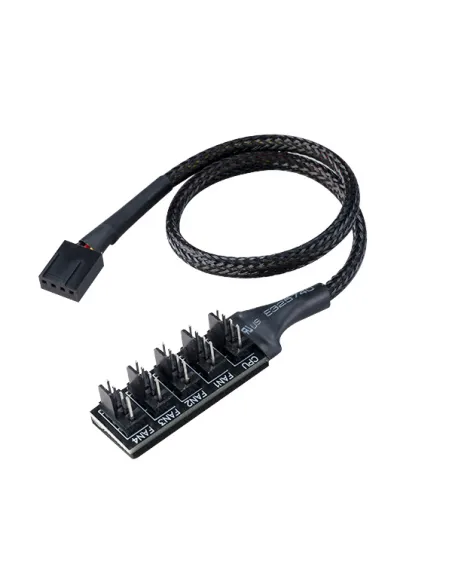 Akasa FLEXA FP5H PWM Splitter Hub - schwarz