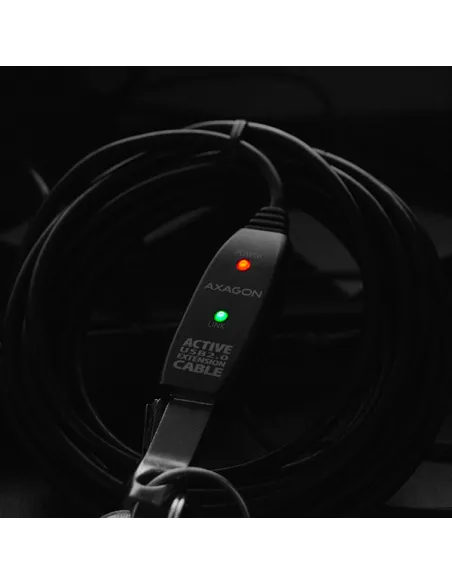 AXAGON ADR-205 aktives USB-Verlängerungskabel, USB 2.0, USB-A auf USB-A - 5m