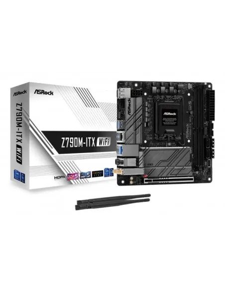 ASRock Z790M-ITX WIFI, Intel Z790 Mainboard - Sockel 1700, DDR5