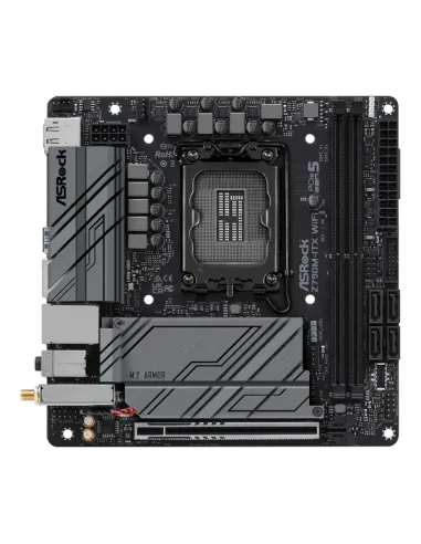 ASRock Z790M-ITX WIFI, Intel Z790 Mainboard - Sockel 1700, DDR5