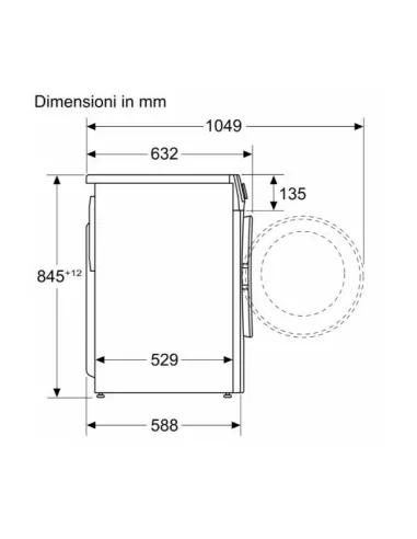 Bosch Serie 6 WGG254Z0II Lavatrice a carica frontale 10kg 1400g/min