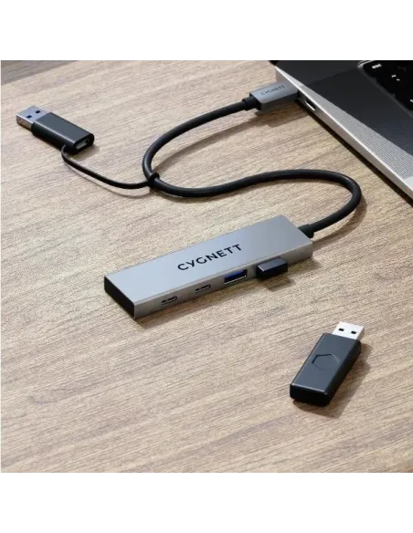 4IN1 USB-C TO USB-C & USB-A HUB