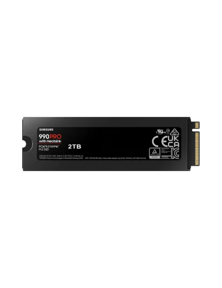 Samsung 990 PRO Series NVMe SSD, PCIe 4.0 M.2 Typ 2280, mit Kühlkörper - 2 TB