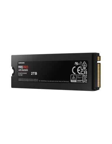 Samsung 990 PRO Series NVMe SSD, PCIe 4.0 M.2 Typ 2280, mit Kühlkörper - 2 TB