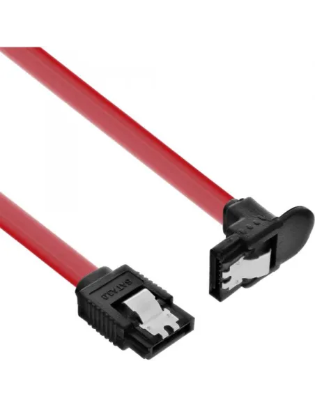 InLine SATA III (6Gb/s) Kabel gewinkelt, rot - 0,3m