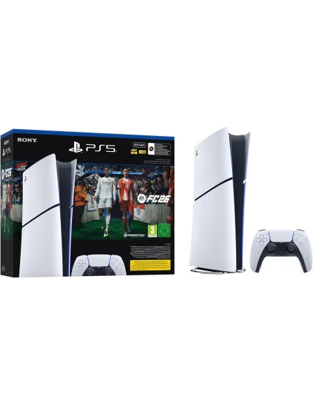 PS5 Console 825GB Digital Edition E Chassis White + FC 26 ITA