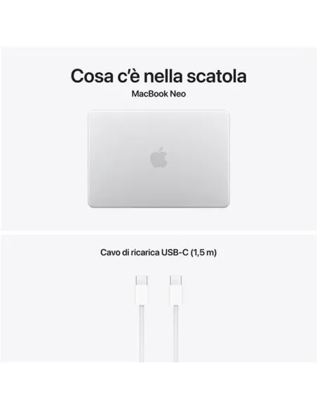 Apple MacBook Neo 2026 13" A18 Pro 6C/5G 8/512GB Silver MHFC4T/A