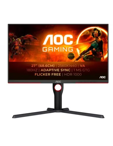 AOC G3 Q27G3XMN/BK Monitor PC 68,6 cm (27") 2560 x 1440 Pixel 2K