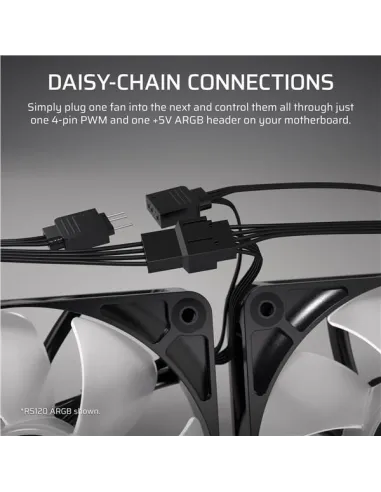 RS120-R ARGB 120MM FAN TRIPLE PACK