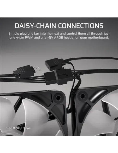 RS120-R ARGB 120MM FAN TRIPLE PACK