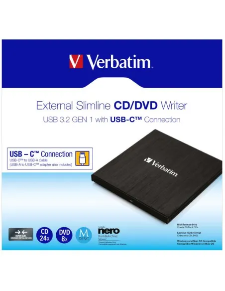 WRITER EXT SLIM USB 3.2 GEN.1/USB-C