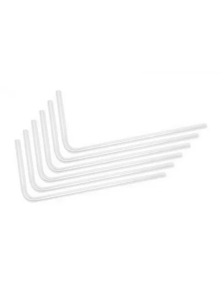 EK Water Blocks EK-Loop Hard Tube 16/12mm Acryl, gebogen 90 Grad - 80cm, 6 Stück