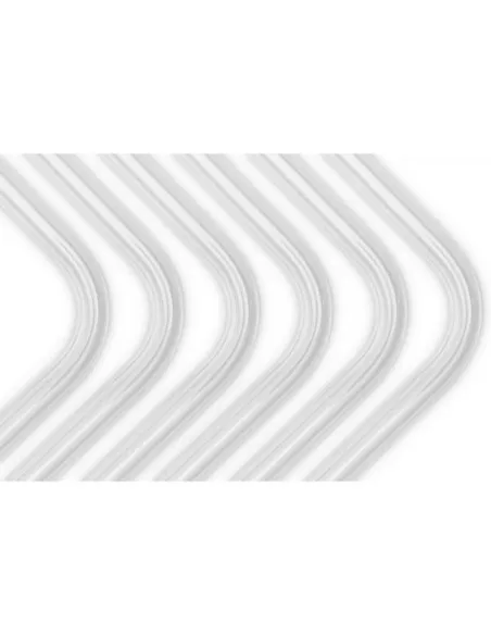 EK Water Blocks EK-Loop Hard Tube 16/12mm Acryl, gebogen 90 Grad - 80cm, 6 Stück