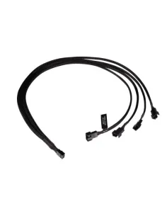 Alphacool Y-Splitter 4-Pin auf 4x 4-Pin PWM 60cm - schwarz