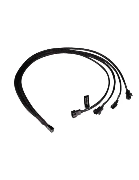 Alphacool Y-Splitter 4-Pin auf 4x 4-Pin PWM 60cm - schwarz