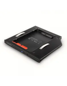 AXAGON RSS-CD09 2.5 Zoll SSD/HDD Adapter für optisches Laufwerk, 9,5 mm, LED