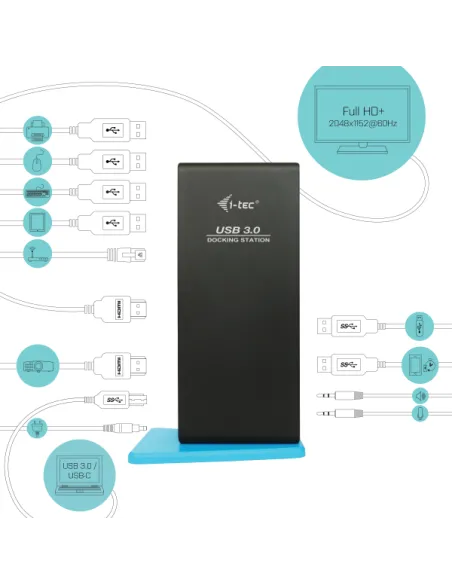 USB 3.0/USB-C 2X HDMI