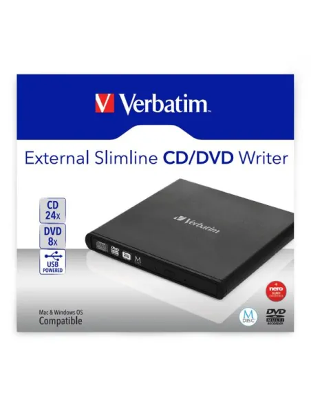 DVD REWRITER USB EXT SLIM NERO