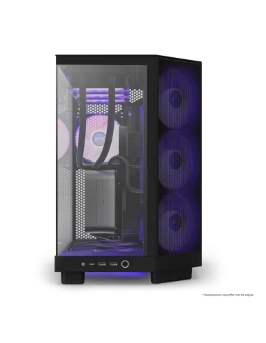 NZXT H6 Flow RGB Midi-Tower - Schwarz